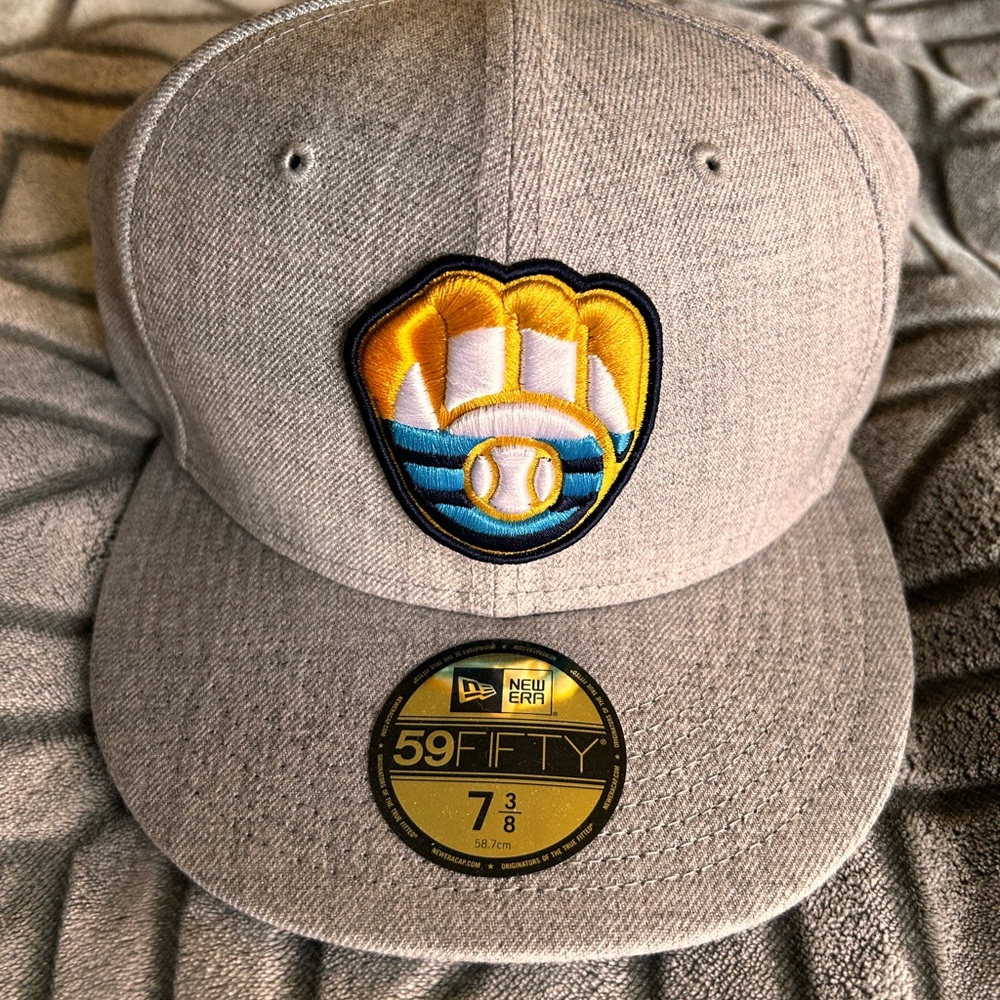 Men’s brewers flat brim cap